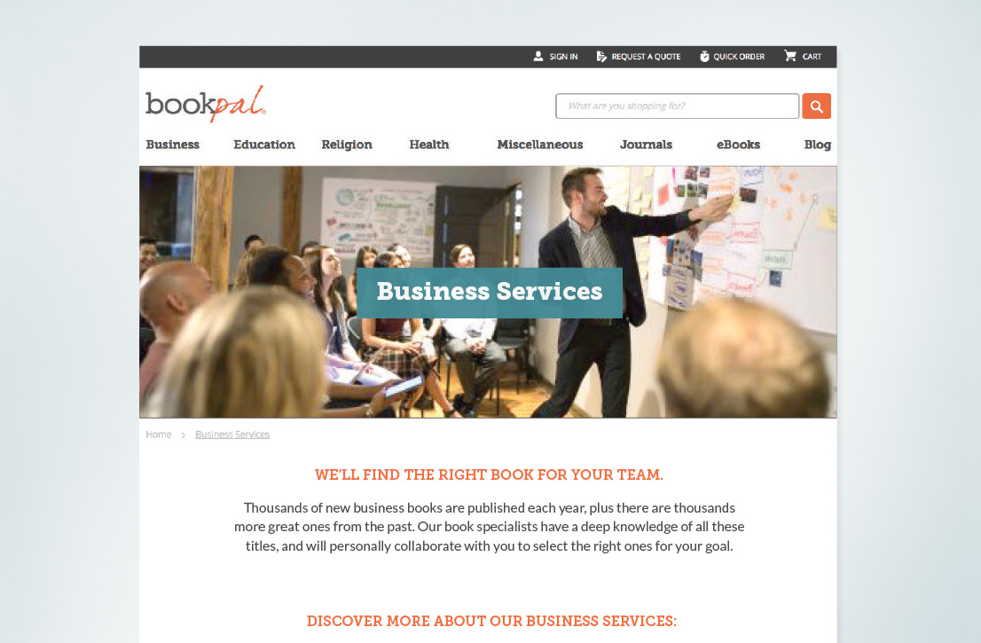 photo - BookPal website business books