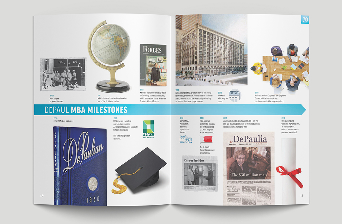 Business Exchange magazine for DePaul University’s Driehaus College of Commerce