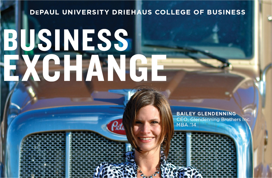 Business Exchange magazine for DePaul University’s Driehaus College of Commerce