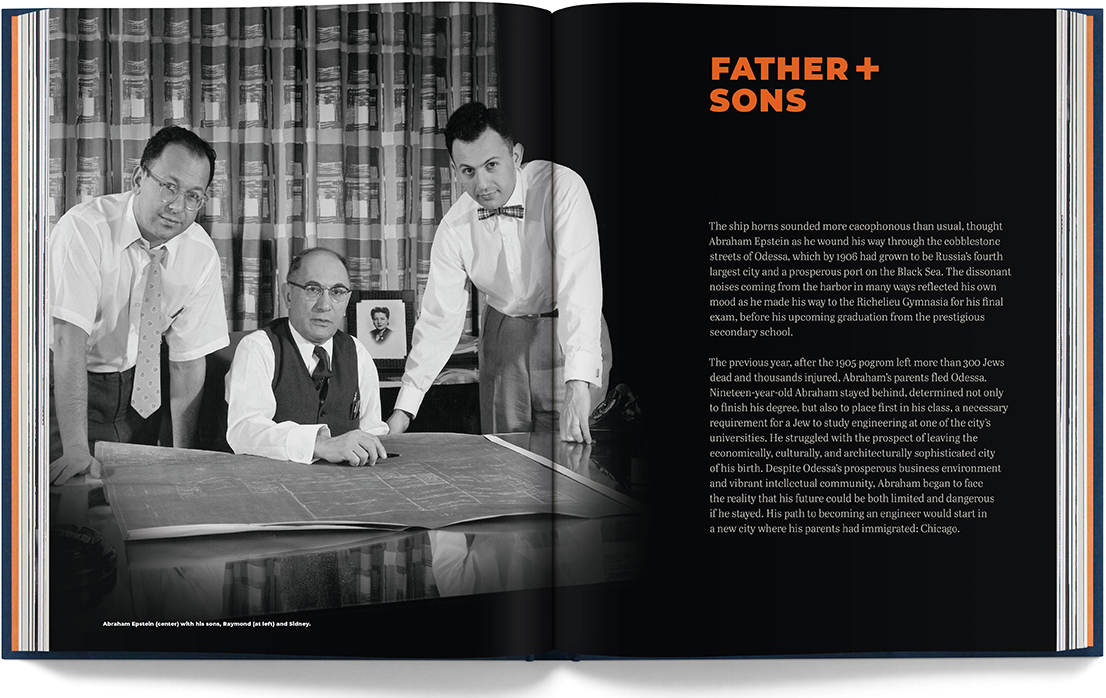 The Epstein Story – Father & Sons section