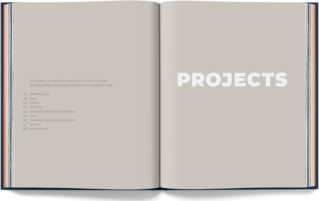 The Epstein Story – Projects section of book