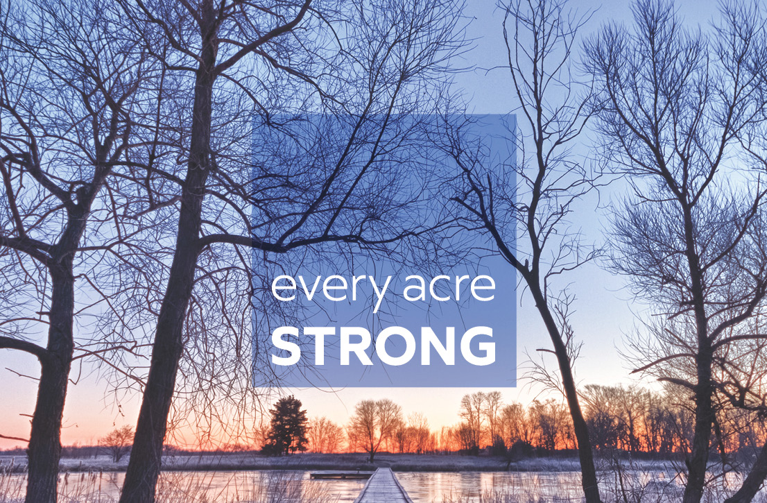 photo - Every Acre Strong endowment campaign theme and visual identity