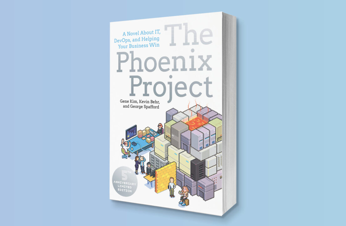 Cover of the The Phoenix Project, 5th anniversary edition