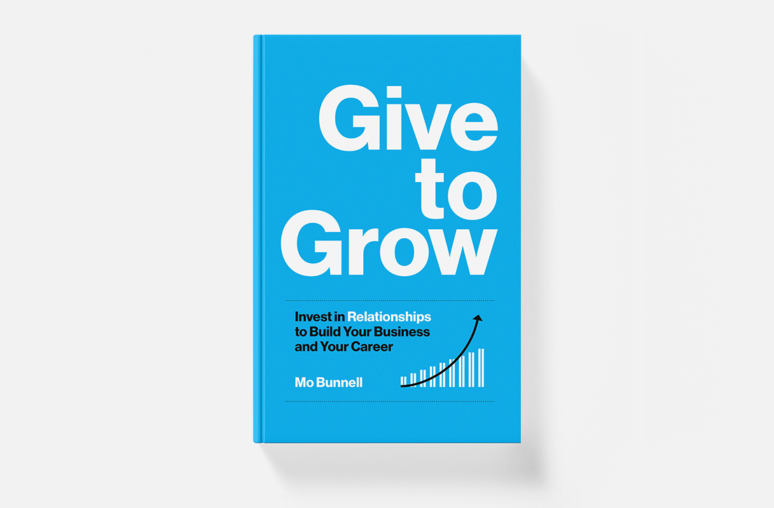 Photo of Give to Grow book design - front cover